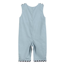 Load image into Gallery viewer, Gray Halloween Smocked Overalls