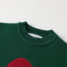Load image into Gallery viewer, Green Santa Christmas Sweater