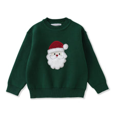 Load image into Gallery viewer, Green Santa Christmas Sweater