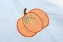 Load image into Gallery viewer, Light Blue Pumpkin Applique Collared Dress