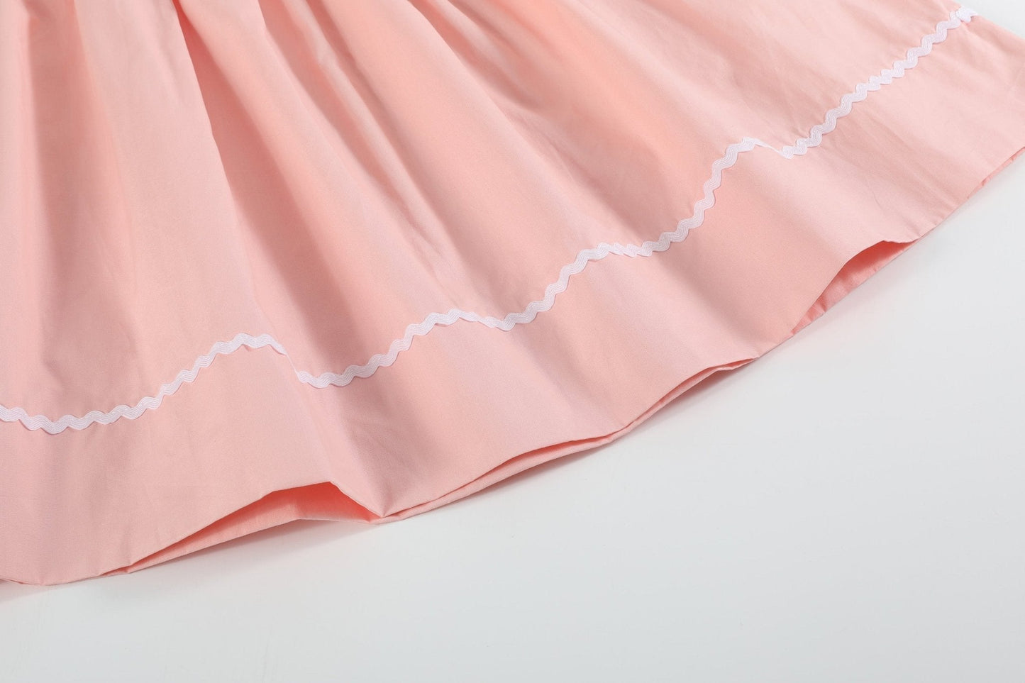 Light Pink Easter Smocked Bishop Dress - Abbies Place