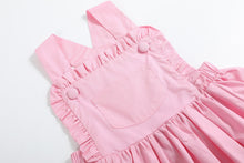 Load image into Gallery viewer, Light Pink Ruffle Jumper Dress