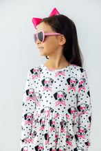 Load image into Gallery viewer, Love You Spots L/S Pocket Twirl Dress