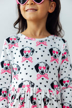 Load image into Gallery viewer, Love You Spots L/S Pocket Twirl Dress