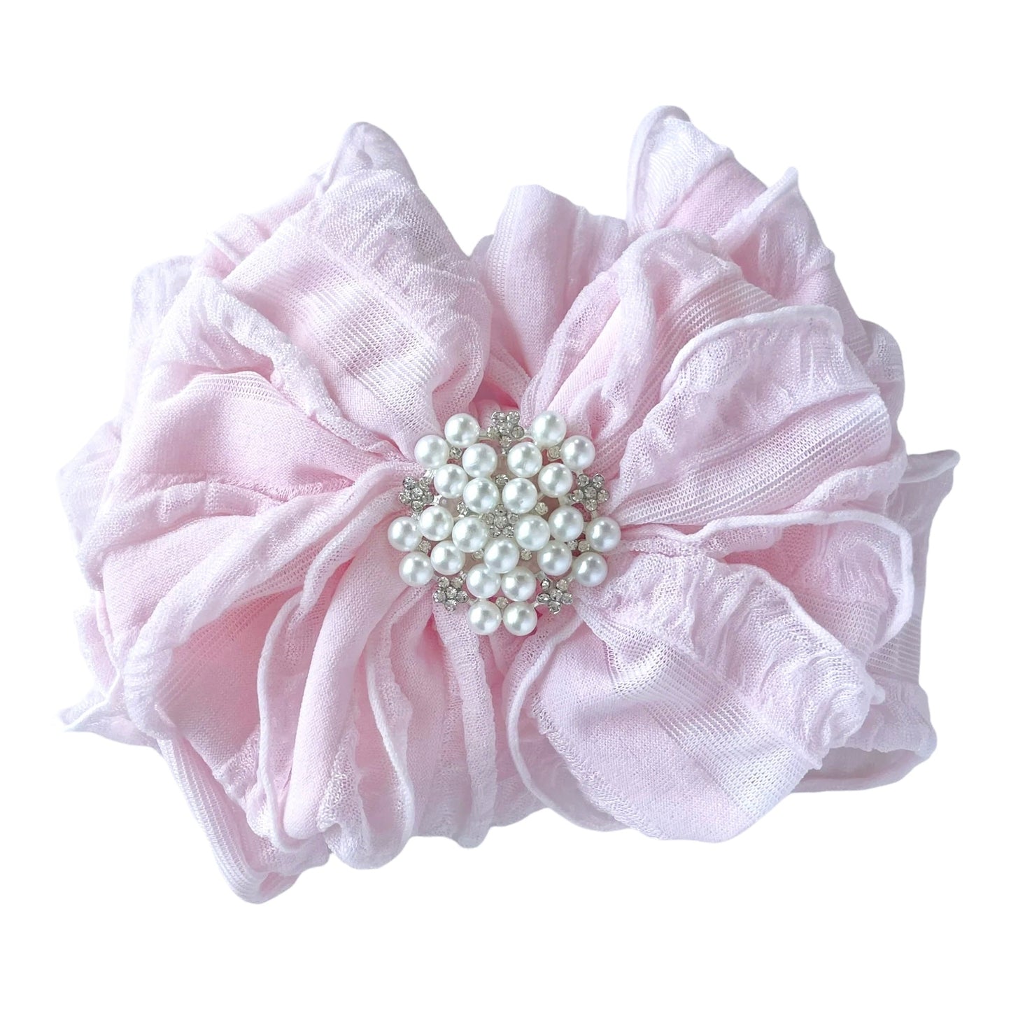 Pearl Ruffled Headband - Abbies Place