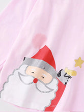 Load image into Gallery viewer, Pink Christmas Santa Pajama Set