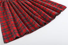 Load image into Gallery viewer, Red Christmas Plaid Smocked Bishop Dress