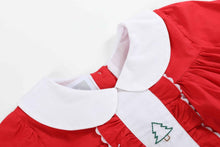 Load image into Gallery viewer, Red Ruffle Christmas Tree Dress