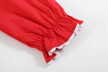 Load image into Gallery viewer, Red Ruffle Christmas Tree Dress