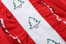 Load image into Gallery viewer, Red Ruffle Christmas Tree Dress