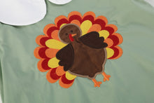 Load image into Gallery viewer, Sage Green Turkey Collared Dress