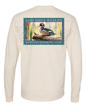 Load image into Gallery viewer, SDO Duck Stamp Long Sleeve Tee
