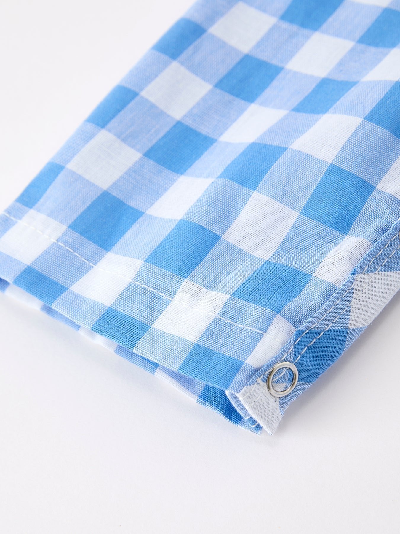 Summer Plaid Whale Embroidery Boys Jonjon Sleeveless - Abbies Place