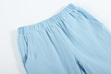 Load image into Gallery viewer, White Pumpkin Shirt and Blue Pants Set