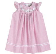 Pink Seersucker Easter
Bunny Smocked Bishop Dress - Image #1