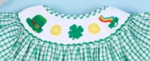 Beautiful St. Patrick Day Smocked Dress