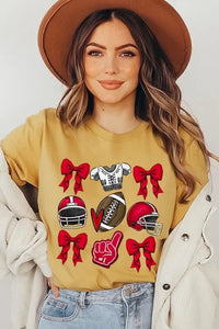 Coquette Football Graphic Tee - Image #14