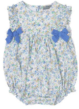 Load image into Gallery viewer, Spring Floral Bow Romper - Image #1
