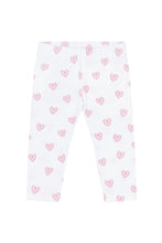 Load image into Gallery viewer, Pink Heart Print Pima Leggings

