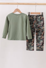 Load image into Gallery viewer, Camouflage dog hunting applique pants set
