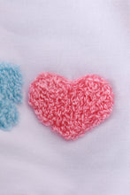 Load image into Gallery viewer, Blue bear embroidery ruffle romper
