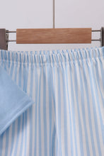 Load image into Gallery viewer, Blue I love MAMA smocked shorts set
