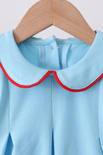 Load image into Gallery viewer, Blue character embroidery bloomer set
