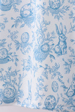 Load image into Gallery viewer, Blue bunny egg shorts set
