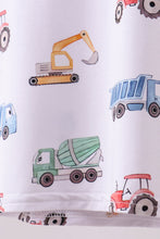 Load image into Gallery viewer, Blue car print bamboo pajama set
