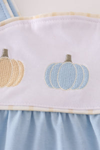 Blue embroidery bubble