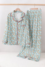 Load image into Gallery viewer, Santa claus cookie print adult pajamas set
