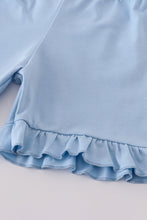 Load image into Gallery viewer, Blue plaid he is risen embroidery set
