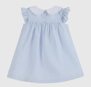 Light Blue Easter Bunny Ruffle
Yoke Dress