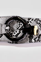 Load image into Gallery viewer, SNAKE PRINT WIDE FASHION BELT
