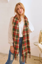 Load image into Gallery viewer, MULTI COLORED CHECKERED PATTERN SCARF
