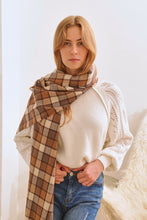 Load image into Gallery viewer, MULTI COLORED CHECKERED PATTERN SCARF
