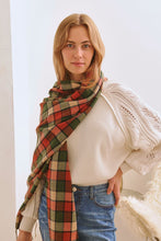 Load image into Gallery viewer, MULTI COLORED CHECKERED PATTERN SCARF
