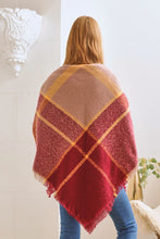 Load image into Gallery viewer, PLAID WINTER SHAWL SCARF
