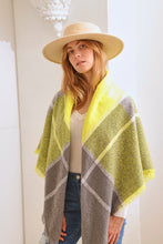 Load image into Gallery viewer, PLAID WINTER SHAWL SCARF
