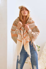 Load image into Gallery viewer, PLAID WINTER SHAWL SCARF
