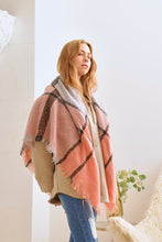 Load image into Gallery viewer, PLAID WINTER SHAWL SCARF
