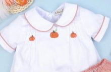 Load image into Gallery viewer, Pumpkin French Knot Diaper Set - Image #2
