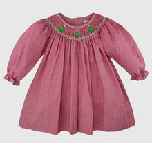 Load image into Gallery viewer, Christmas Bishop Hand Smocked Dress
