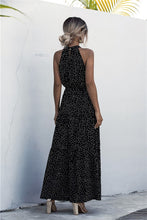 Load image into Gallery viewer, Womens Polka Dot Maxi Dress
