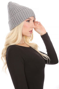 KNITTED SEQUIN BEANIE