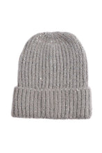 Load image into Gallery viewer, KNITTED SEQUIN BEANIE
