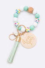 Load image into Gallery viewer, Beaded Tassel Bracelet Keychain
