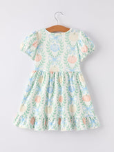 Load image into Gallery viewer, Playful Fall Thanksgiving Pumpkin Girls Dress
