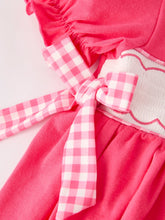 Load image into Gallery viewer, Hot Pink Smocked Church Christ Bishop Christening Dress
