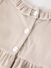 Load image into Gallery viewer, Fall Thanksgiving Pumpkin Embroidery Smock Plaid Girls Dress
